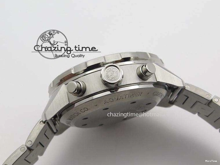 MIROTIME 0806 Versatile Aquatimer Chrono IW376803 V6F 1:1 Best Edition White Dial On SS Bracelet A 7359